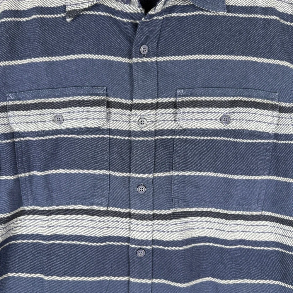 The North Face Arroyo‎ Flannel Shirt Mens M Striped Heavyweight NF0A4QPJ